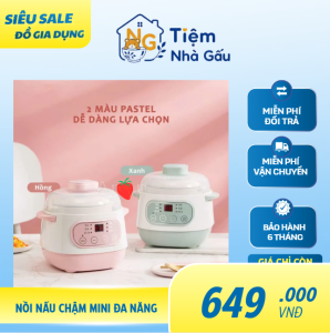 Nồi nấu chậm mini đa năng