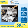 Khay inox đựng thức ăn