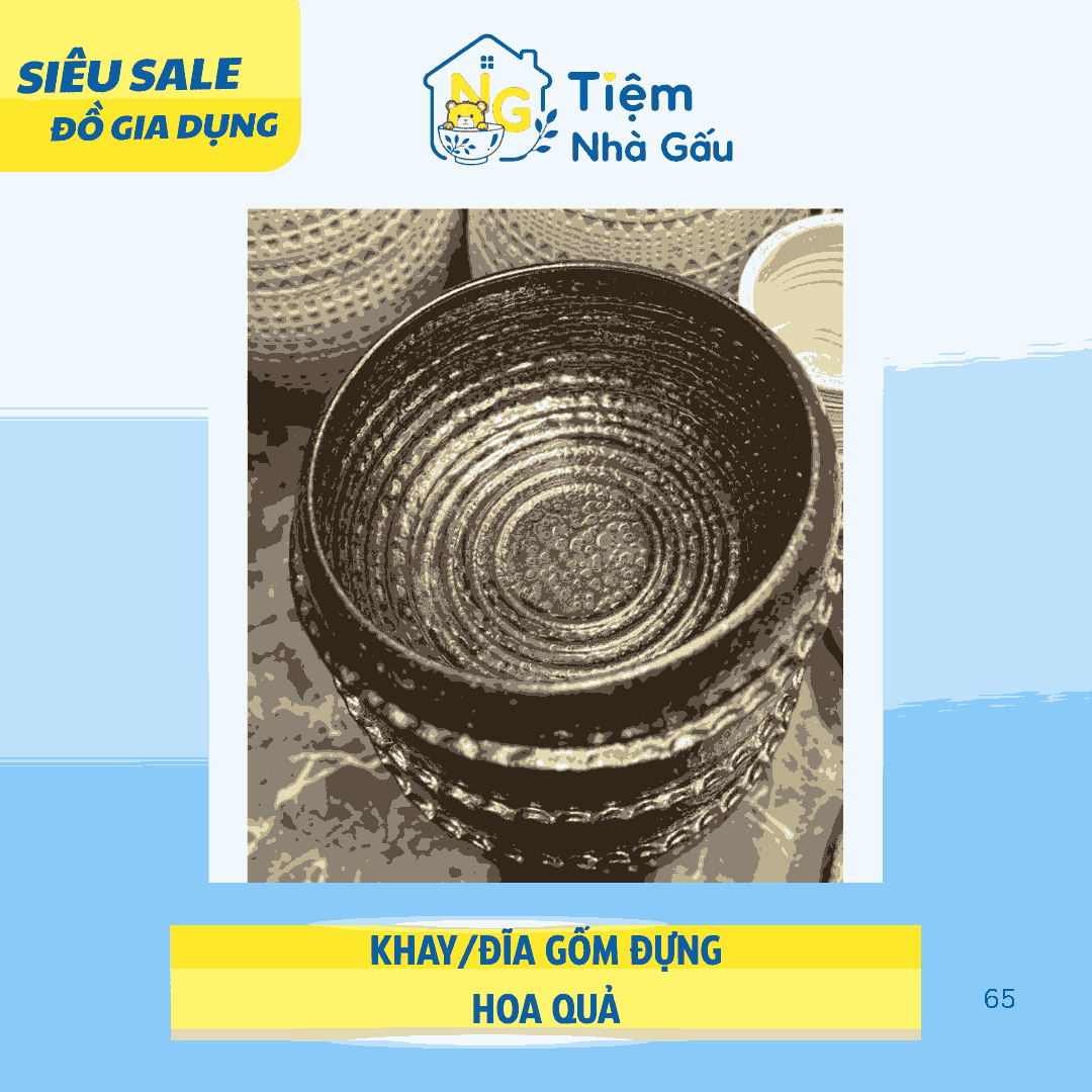 Khay gốm