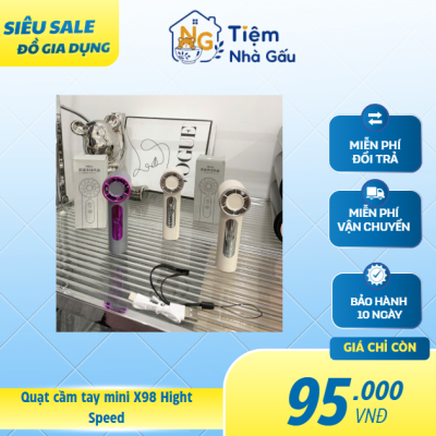 Quạt tích điện, quạt cầm tay