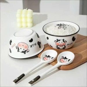 Bát Sứ Kèm Thìa