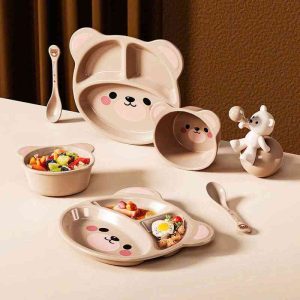 Bộ Bát Đĩa Ăn Dặm An Toàn Cho Bé