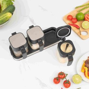 Hộp đựng gia vị thủy tinh Kalpen 300ml trong suốt