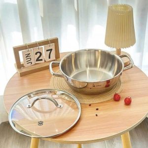 Nồi Lunkai 24cm dung tích 2.9L inox 18/10
